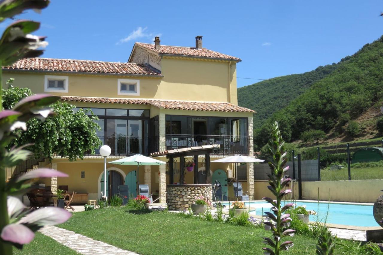 Au Grand Bonheur Bed and Breakfast Besseges Exteriör bild